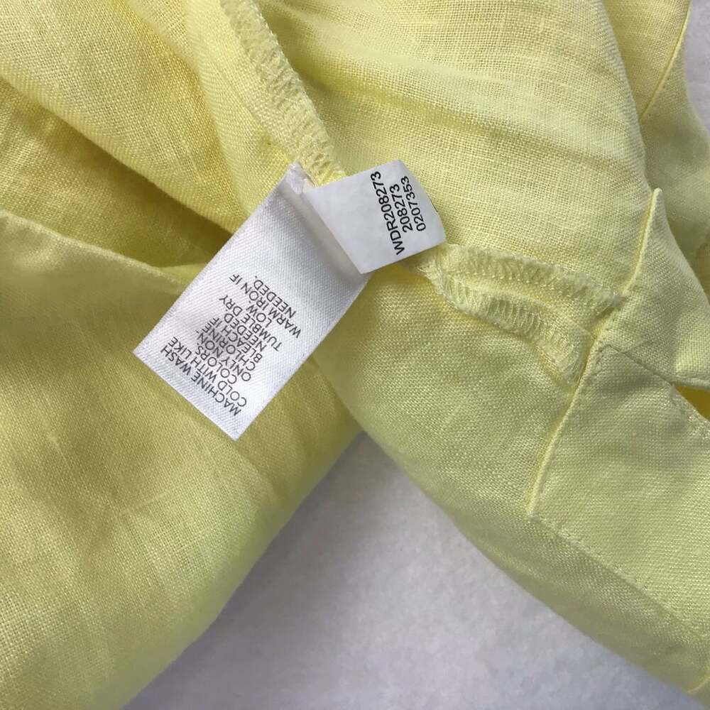 J. Jill Love Linen Sleeveless A-Line Shift Dress, Pockets, Large Tall - Picture 9 of 11